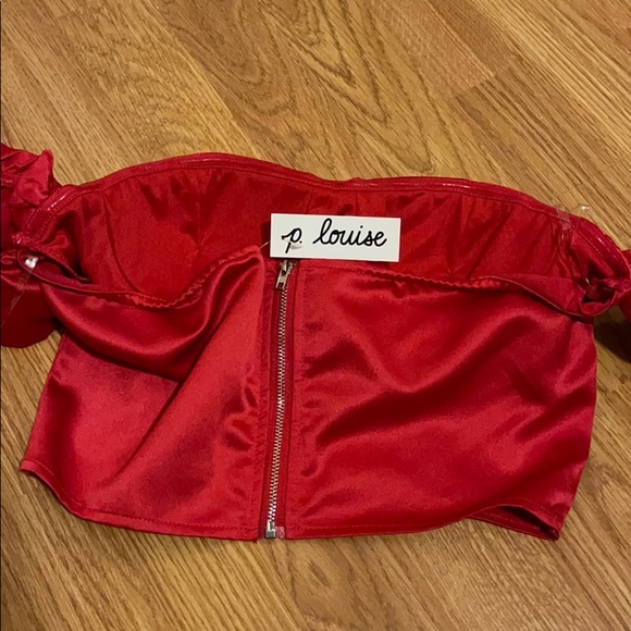 Crop top balloon sleeves - Picture 3 of 3